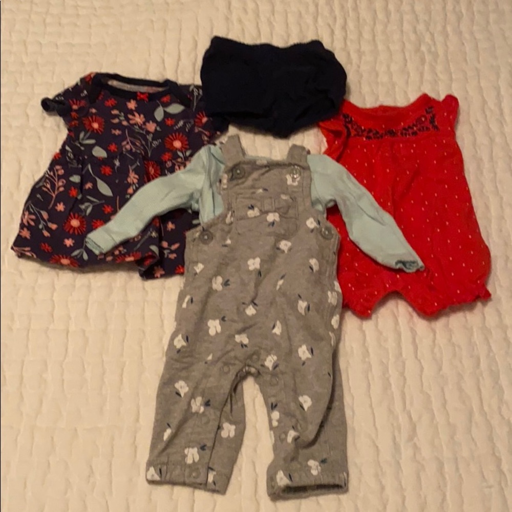 Bundle of 3 Newborn Outfits